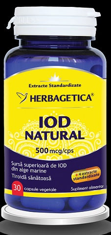 Iod Natural, 30 cps (Vegetale)-HERB.01291