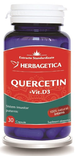 Quercetin + Vit. D3, 30 cps-HERB.01298