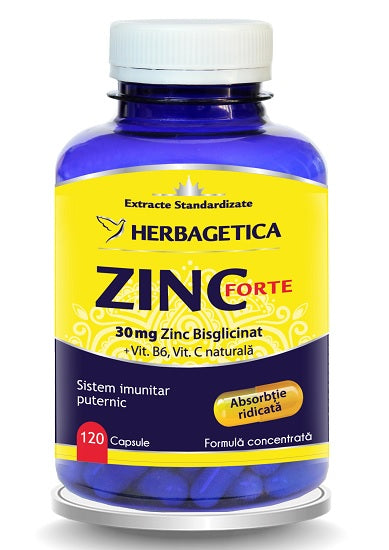Zinc forte 120cps - Herbagetica