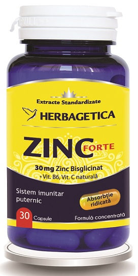 Zinc forte 30cps - Herbagetica