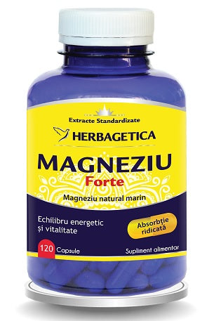 Magneziu forte 120cps - Herbagetica