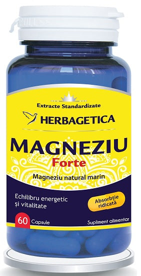 Magneziu forte 60cps - Herbagetica