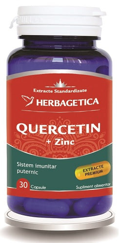 Quercetin+zinc 30cps - Herbagetica