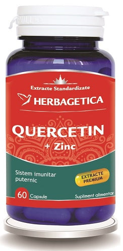Quercetin+zinc 60cps - Herbagetica