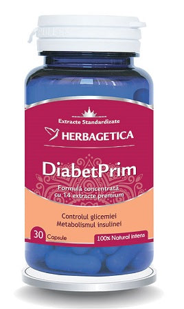 Diabetprim 30cps - Herbagetica