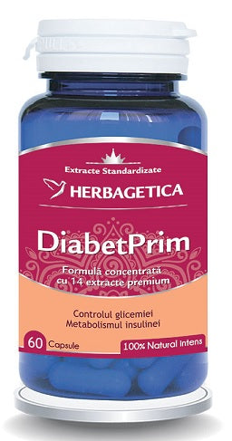 Diabetprim 60cps - Herbagetica