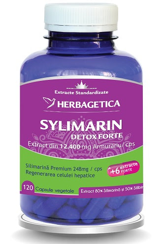 Sylimarin detox forte 120cps - Herbagetica