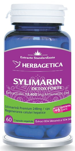 Sylimarin detox forte 60cps - Herbagetica