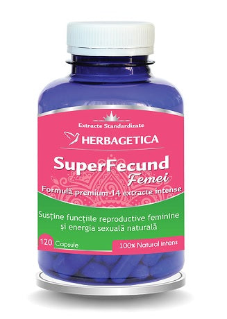 Superfecund femei 120cps - Herbagetica