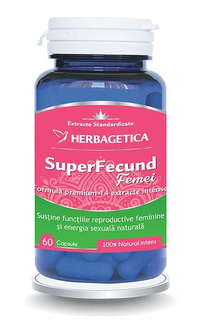 Superfecund femei 60cps - Herbagetica