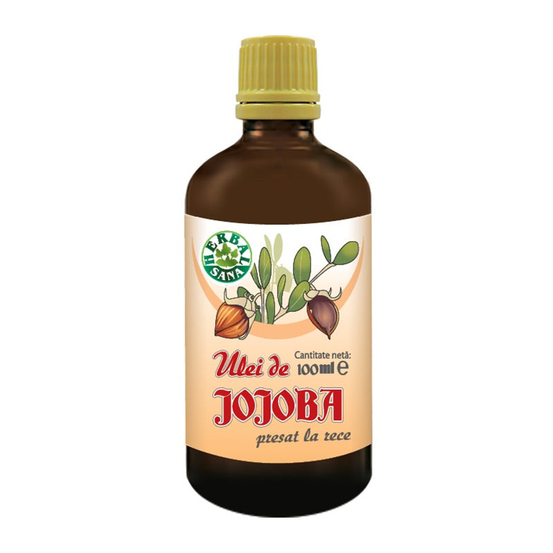 Ulei jojoba presat la rece 100ml (uz extern) - Herbavit