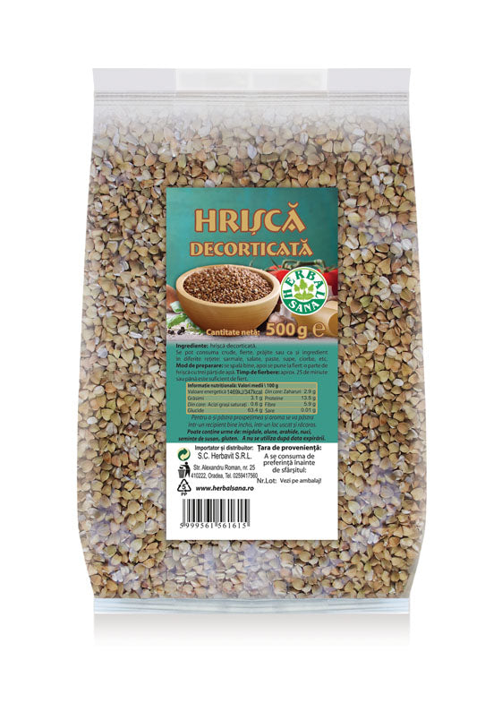 Hrisca decorticata 500gr - Herbavit