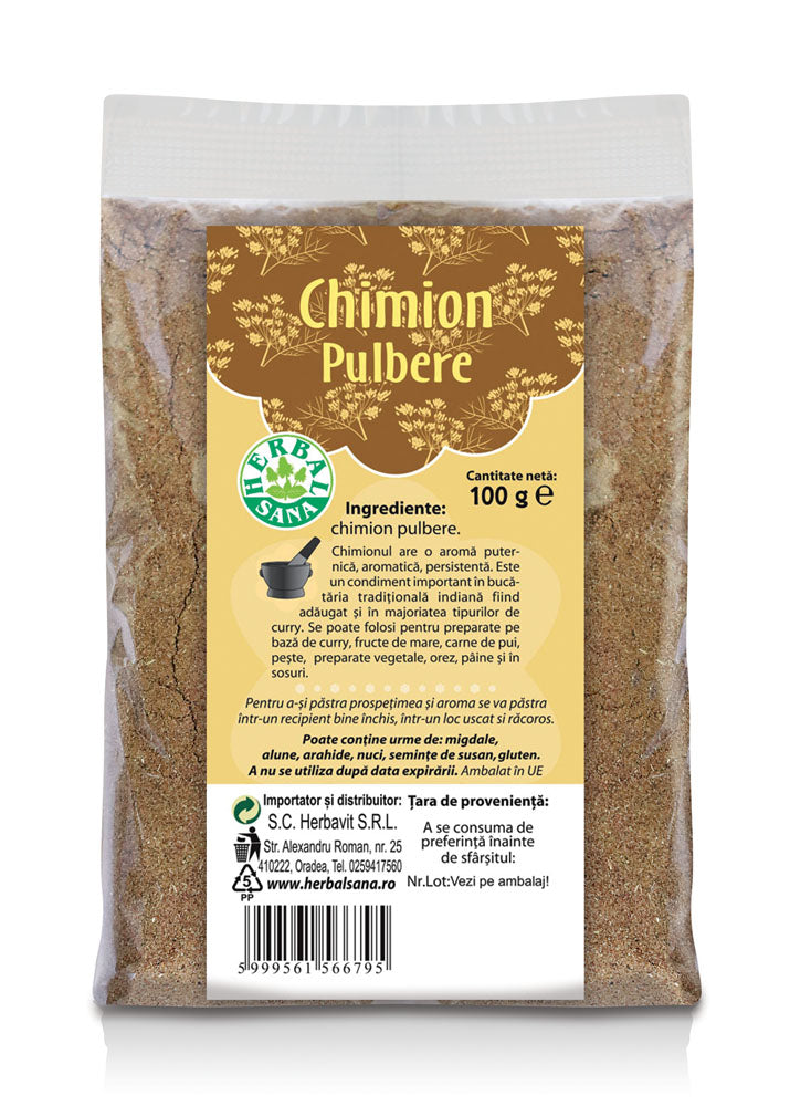 Chimion pulbere 100gr - Herbavit