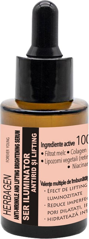 Ser iluminator antirid si lifting 30ml - Herbagen