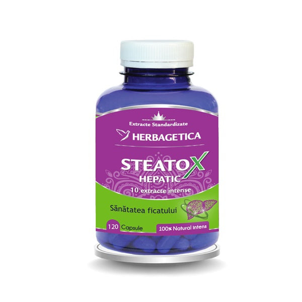 Steatox hepatic 120cps - Herbagetica