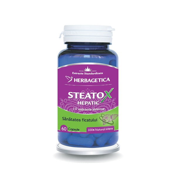 Steatox hepatic 60cps - Herbagetica