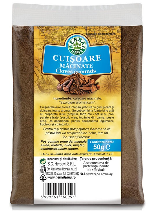 Cuisoare macinate 50gr - Herbavit