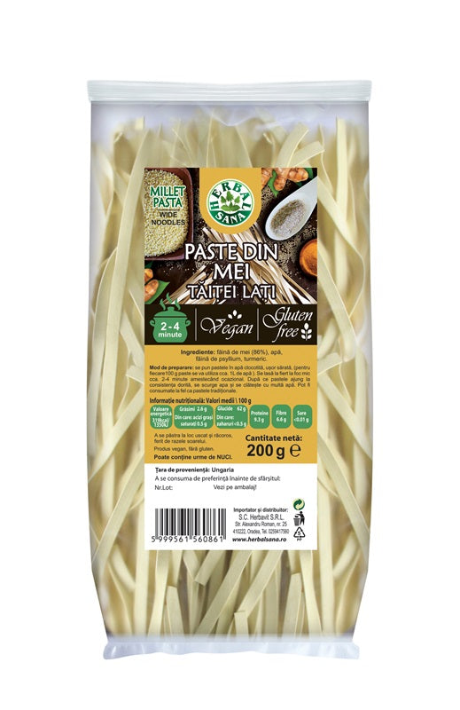 Paste Taitei Lati cu Mei, 200 g-HERB.01524