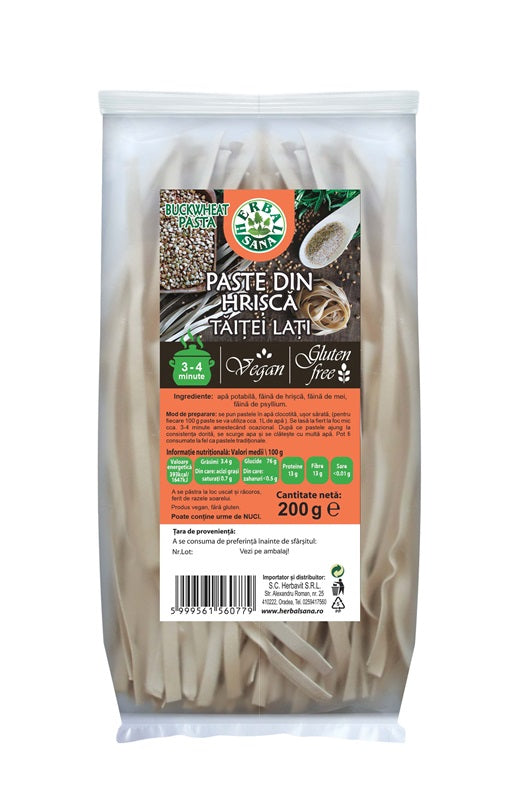 Paste taitei lati hrisca 200gr - Herbavit