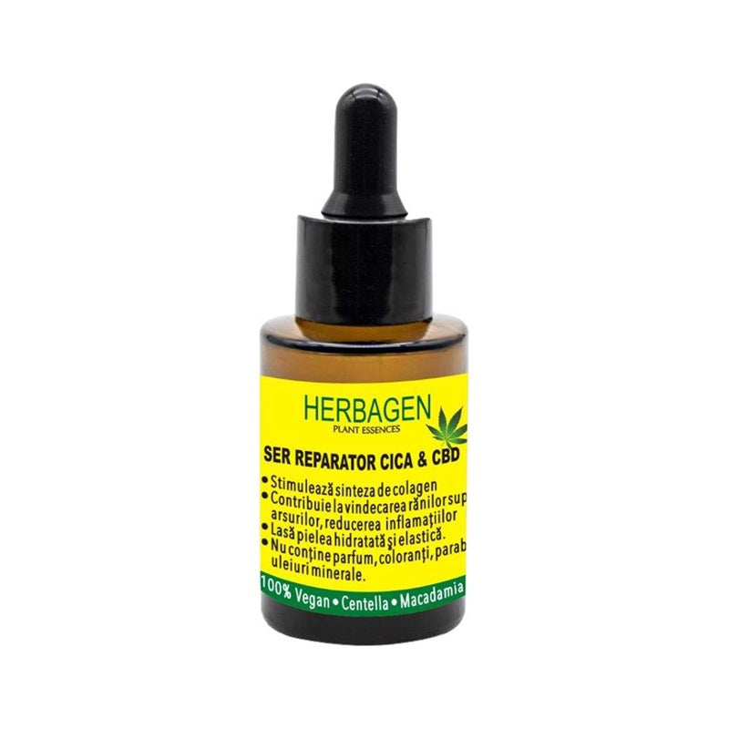 Ser reparator cu cica si cbd 30ml - Herbagen