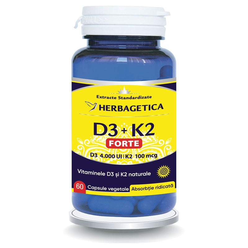 Vitamina d3+k2 forte 60cps vegetale - Herbagetica