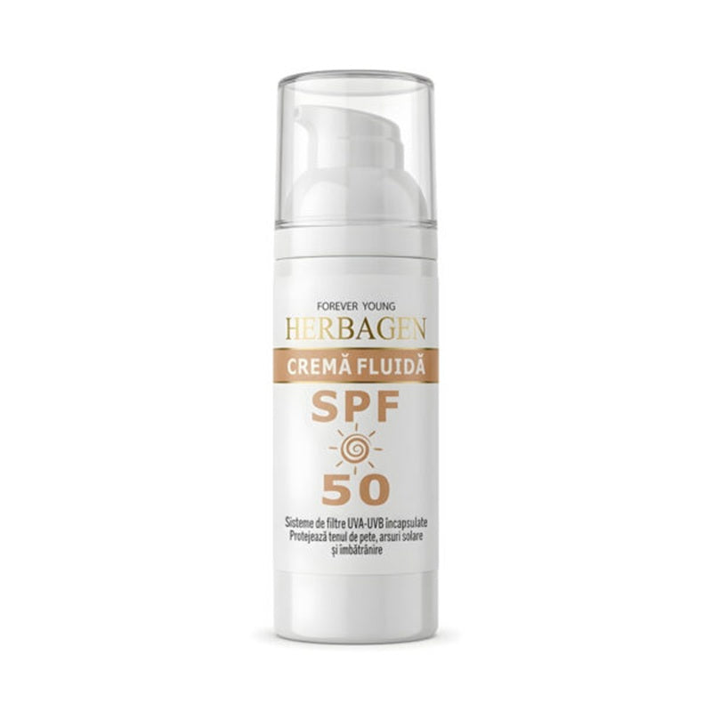 Crema fluida SPF 50, 50ml - Herbagen