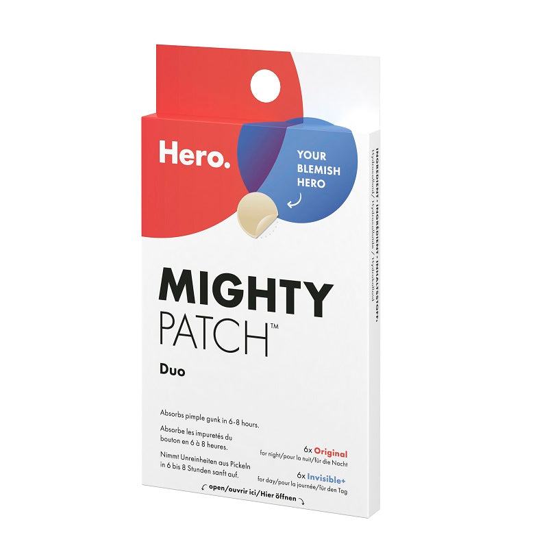 Plasturi Hidrocoloidali Acnee Mighty Duo, 12 buc-HERO.00000