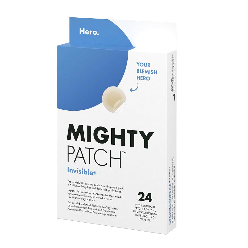 Plasturi hidrocoloidali acnee mighty invisible 24buc - Hero