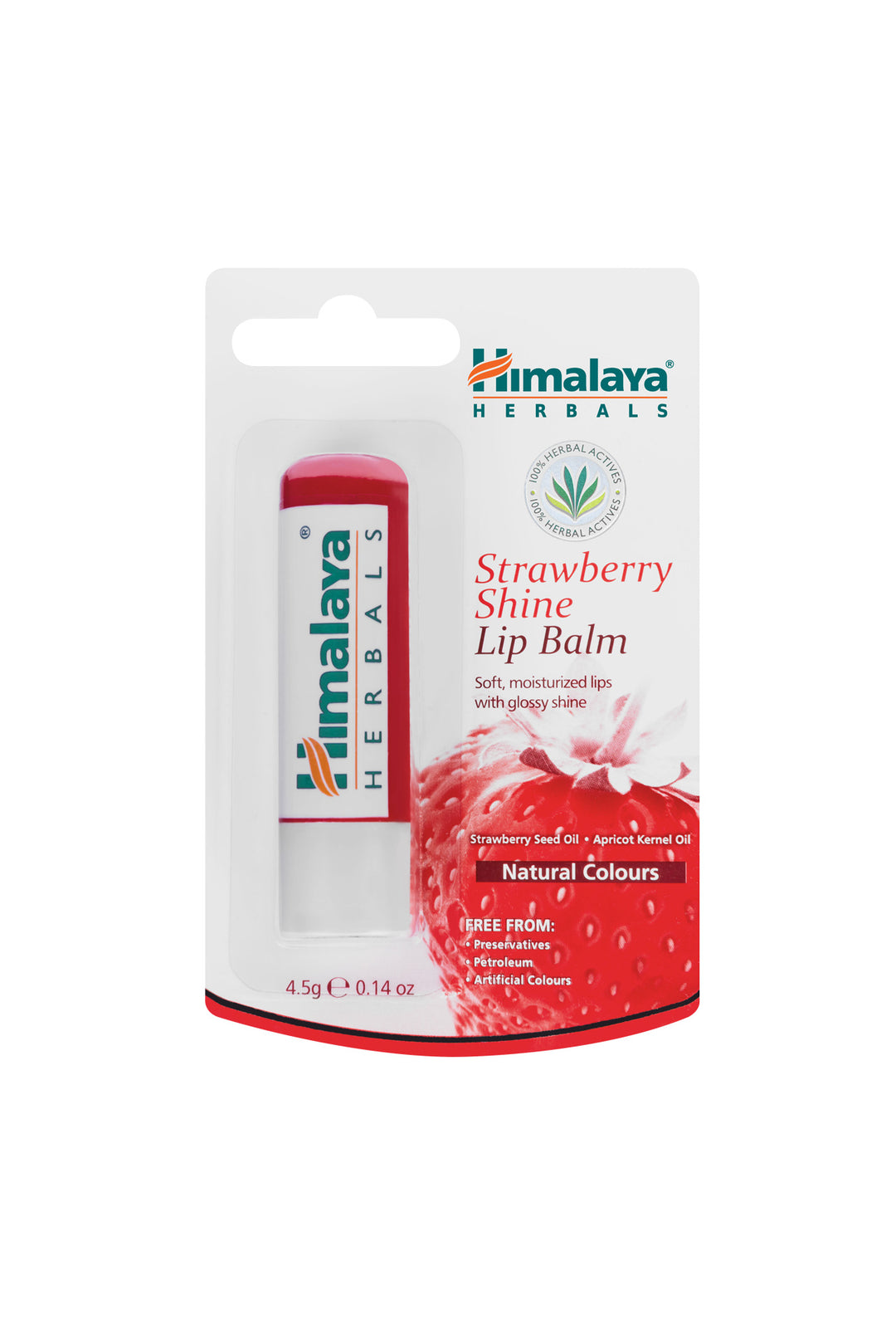 Balsam buze hranit.capsuni 4,5gr - Himalaya Care