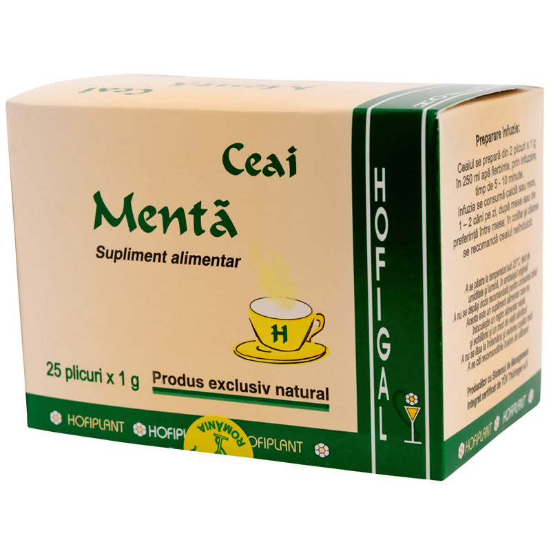 Ceai de menta 1gr*25dz - Hofigal