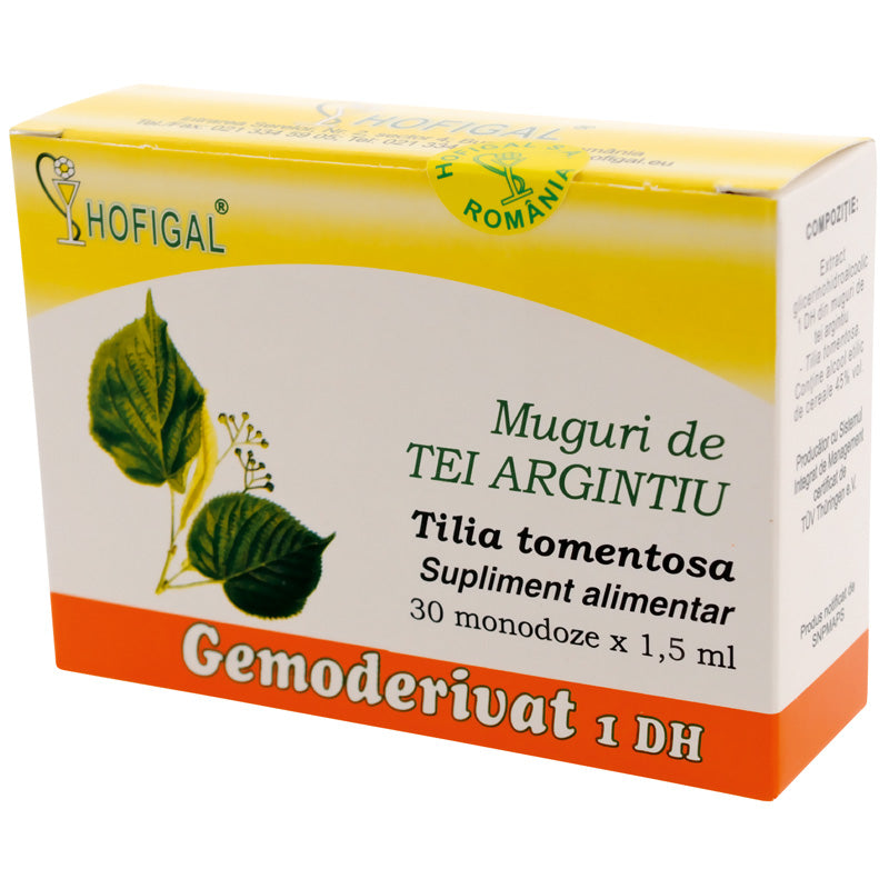 Gemoderivat muguri tei argintiu 1,5ml*30mdz - Hofigal