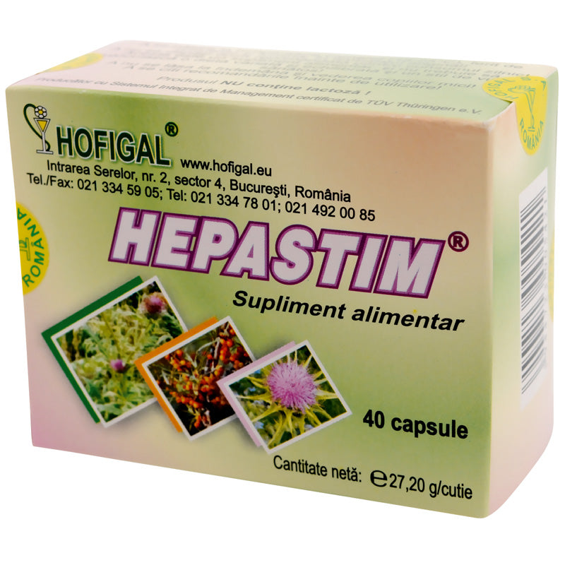 Hepastim, 40 capsule-HOFI.00088