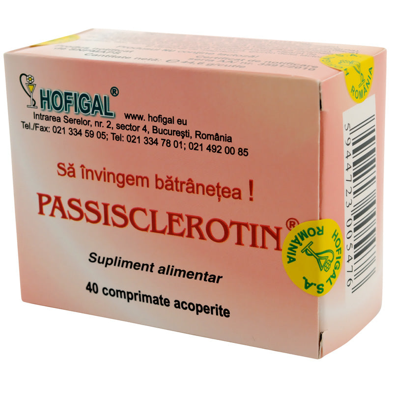 Passisclerotin, 40 comprimate-HOFI.00117