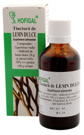 Tinctura lemn dulce 50ml - Hofigal