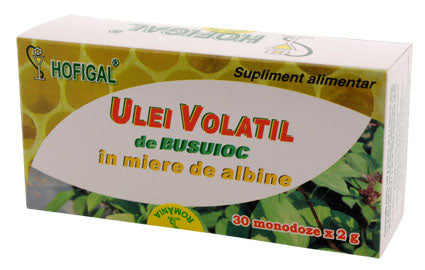 Ulei Volatil de Busuioc in Miere, 2 g x 30 monodoze-HOFI.00199