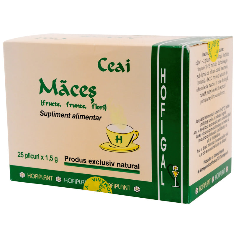 Ceai de maces fructe frunze si flori 1,5gr*25dz - Hofigal