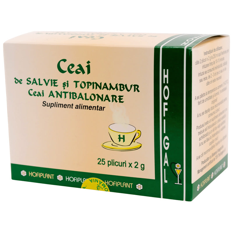 Ceai antibalonare de salvie si topinambur 2gr*25dz - Hofigal