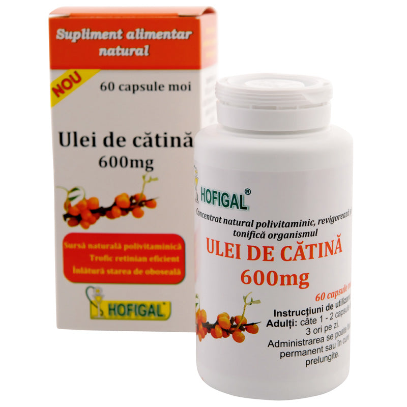 Ulei catina 600mg 60cps moi - Hofigal