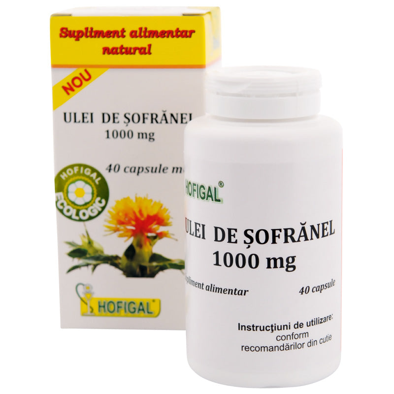Ulei de sofranel 1000 mg, 40 capsule moi-HOFI.00284