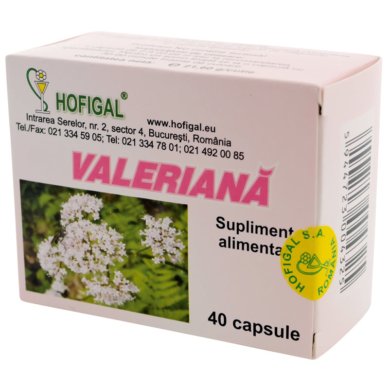 Valeriana, 40 capsule-HOFI.00316