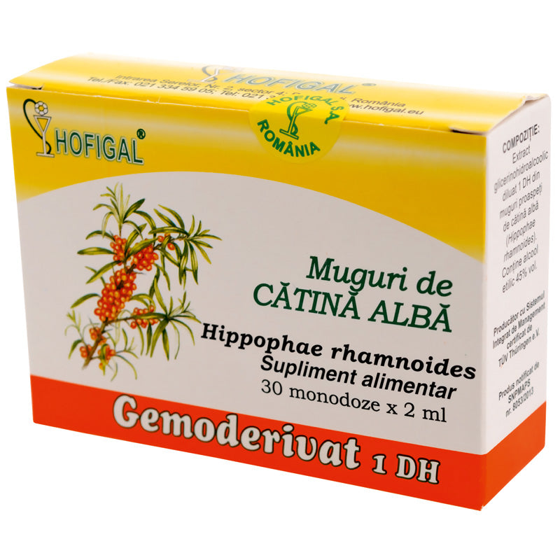 Gemoderivat muguri catina alba 2ml*30mdz - Hofigal