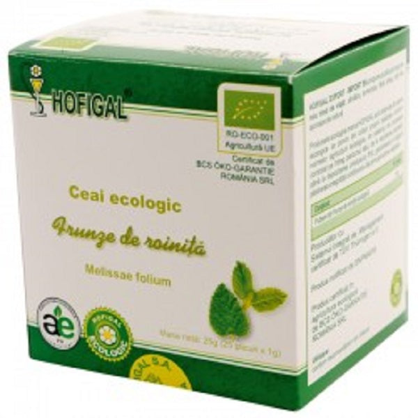 Ceai de roinita frunze eco 1gr*25dz - Hofigal