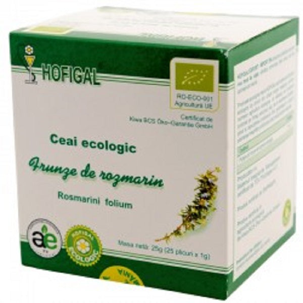 Ceai de rozmarin frunze eco 1gr*25dz - Hofigal