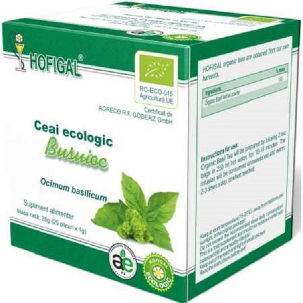 Ceai de busuioc eco 1gr*25dz - Hofigal