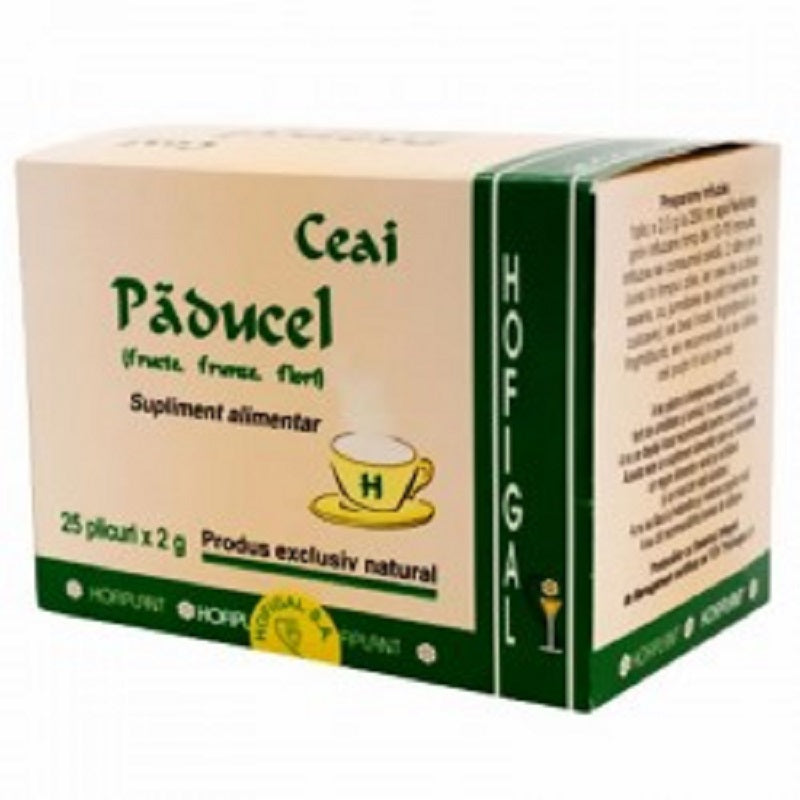Ceai de paducel fructe frunze si flori 2gr*25dz - Hofigal