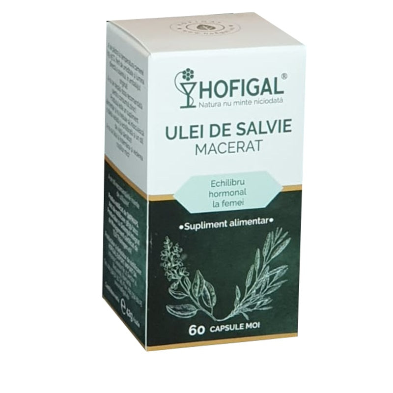 Ulei salvie macerat 60cps moi - Hofigal