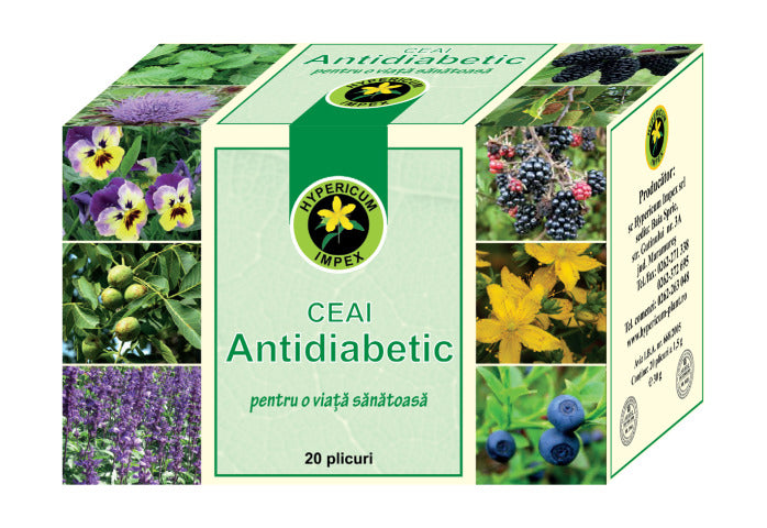 Ceai antidiabetic 1,5gr*20dz - Hypericum