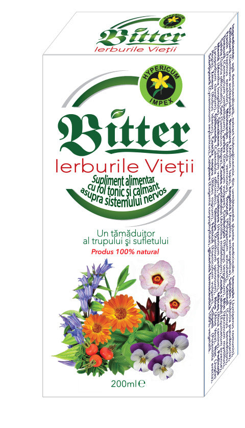 Bitter ierburile vietii 200ml - Hypericum