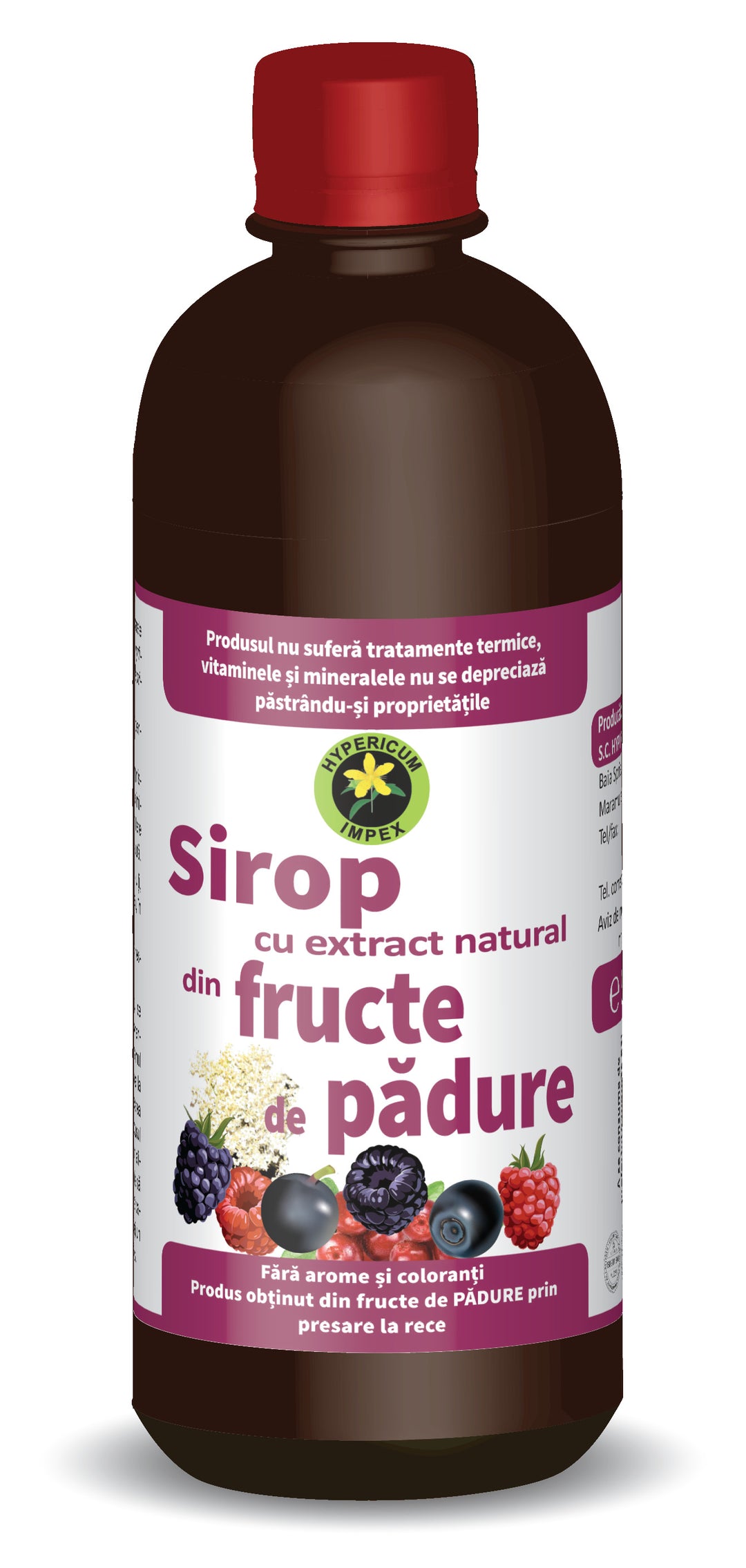 Sirop fructe padure 500ml - Hypericum