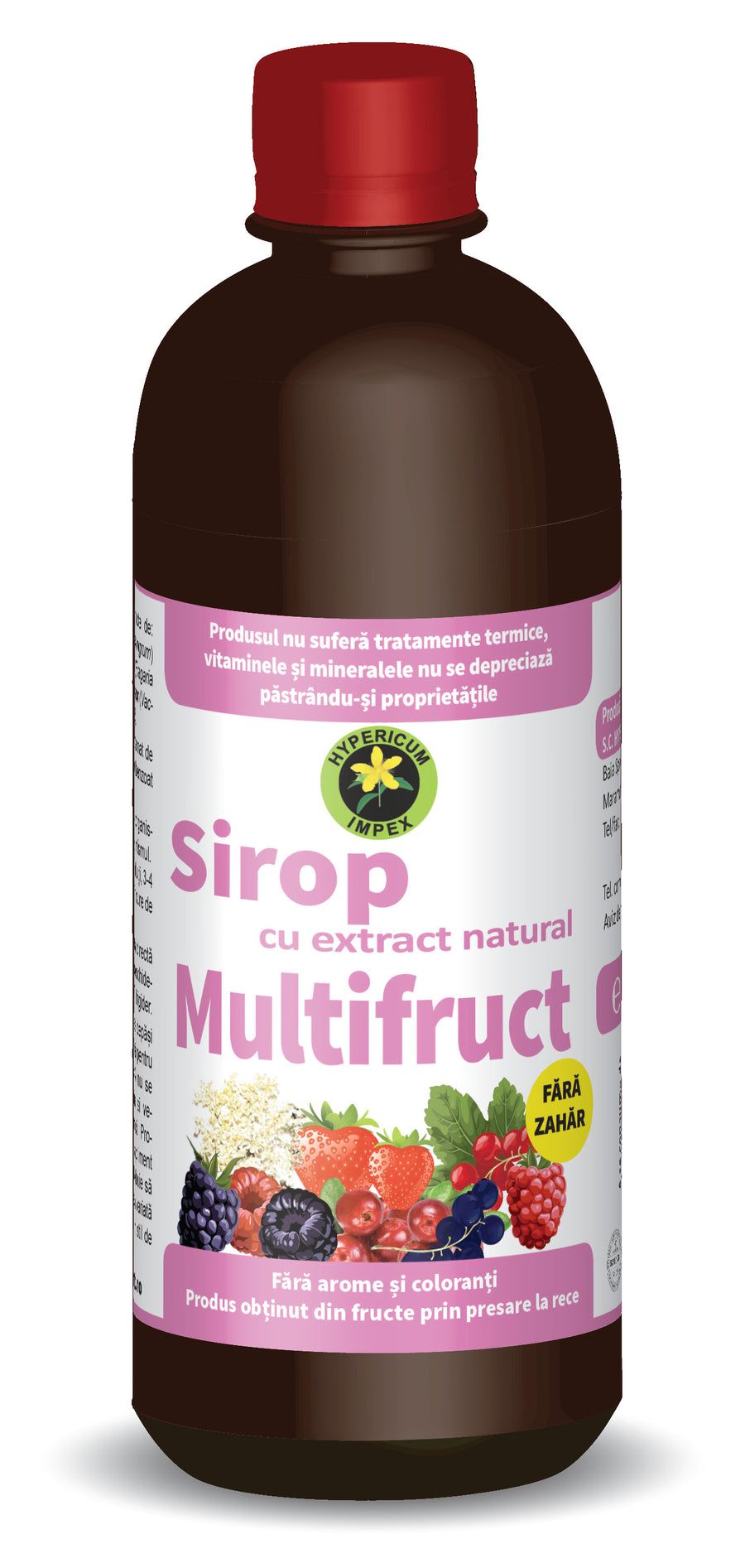 Sirop Multifruct Fara Zahar, 500 ml-HYPE.00137